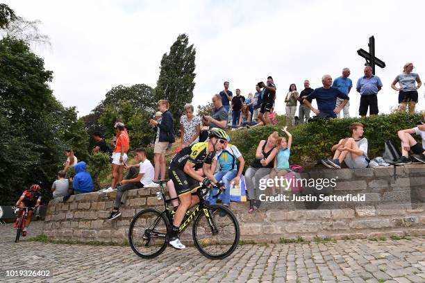 Roger Kluge of Germany and Team Mitchelton - Scott / Muur van Geraardsbergen / Fans / Public / during the 14th BinckBank Tour 2018, Stage 7 a 215,6km...