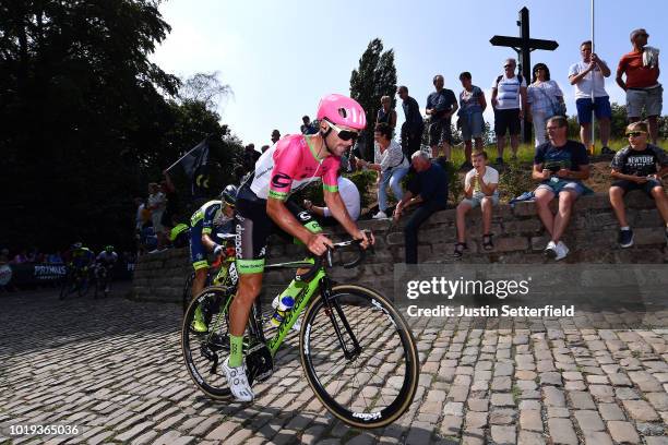 Tom Van Asbroeck of Belgium and Team Ef Education First-Drapac P/B Cannondale / Muur van Geraardsbergen / Fans / Public / during the 14th BinckBank...