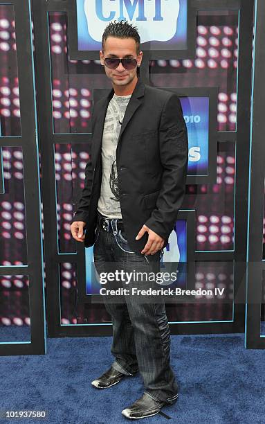 Mike Sorrentino "The Situation" attends the 2010 CMT Music Awards at the Bridgestone Arena on June 9, 2010 in Nashville, Tennessee.