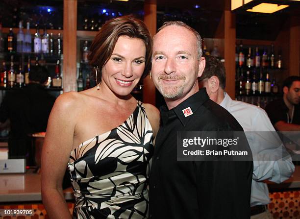 Countess Luann de Lesseps and CSW President Rodney Scott attend CSW and LA Pride Host 'An Evening of Pride' with Sharon Osborune at Club Eleven on...