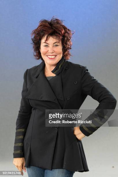 American actress, mental health campaigner, lecturer and author Ruby Wax attends a photocall during the annual Edinburgh International Book Festival...