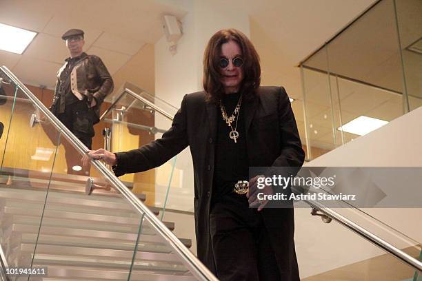 Musician Ozzy Osbourne promotes "Scream" at the SIRIUS XM Studio on May 20, 2010 in New York City.