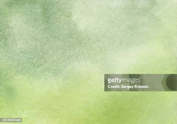 watercolor abstract background - fondo verde fotografías e imágenes de stock
