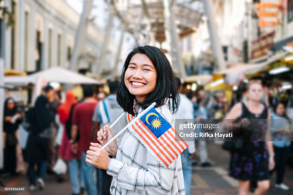 Women celebrate Malaysia Independence Day