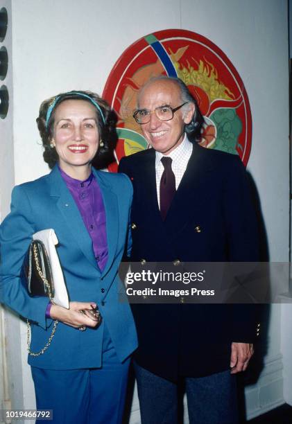 Francoise Gilot and Dr. Jonas Salk circa 1980 in New York.