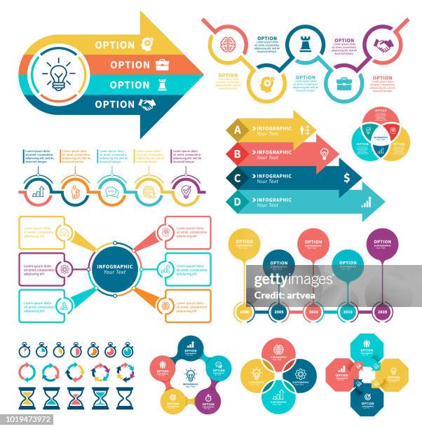 具有步驟和圖表的業務關係圖。 - timeline visual aid 幅插畫檔、美工圖案、卡通及圖標