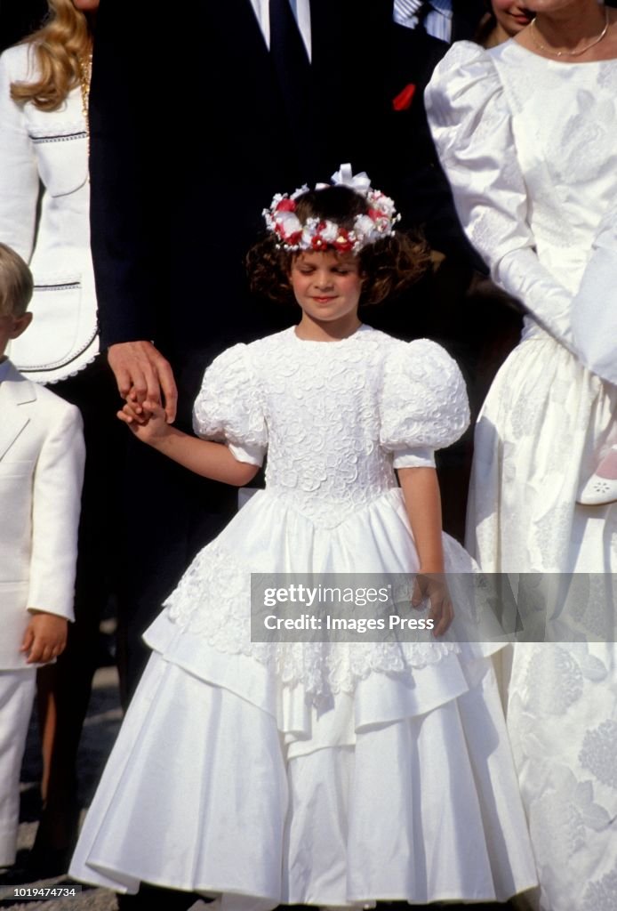 Athina Onassis Roussel circa 1990 in Paris France. News Photo Getty
