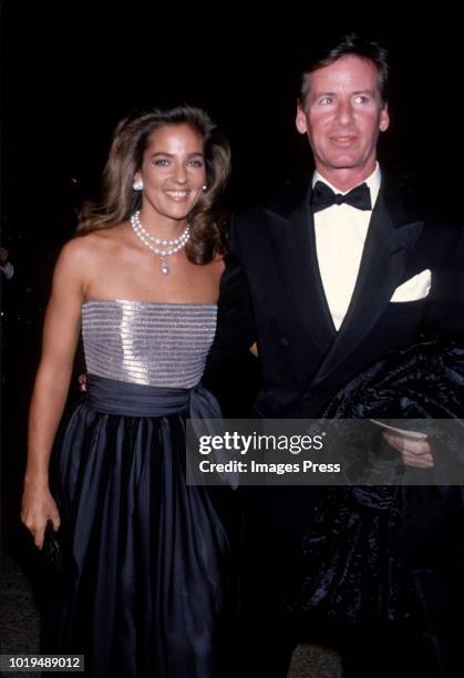 Calvin Klein and Kelly Klein circa 1989 in New York.