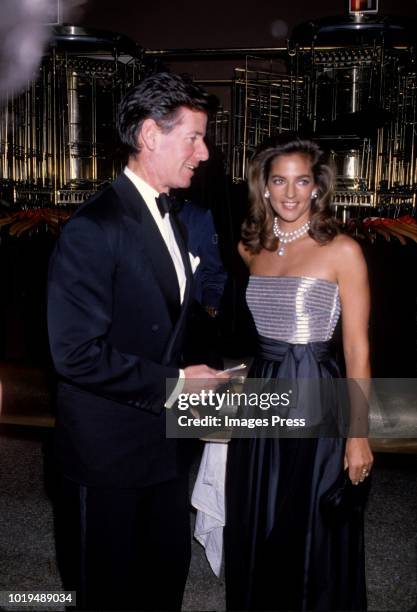 Calvin Klein and Kelly Klein circa 1989 in New York.