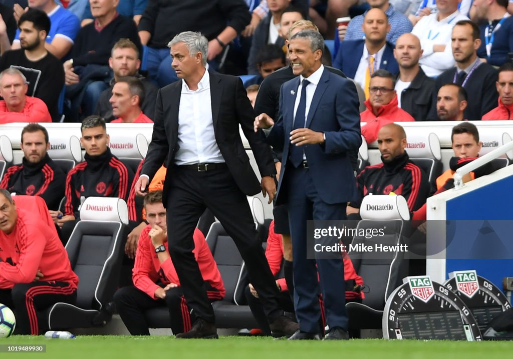 Brighton & Hove Albion v Manchester United - Premier League