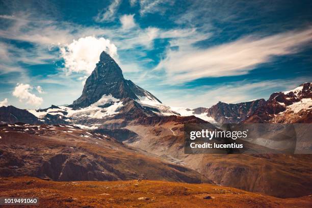 matterhorn, switzerland - valais canton stock pictures, royalty-free photos & images