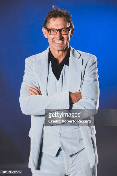 English football manager and former player Tony Adams attends a photocall during the annual Edinburgh International Book Festival at Charlotte Square...