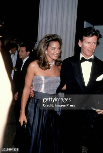 Calvin Klein and Kelly Klein circa 1989 in New York.