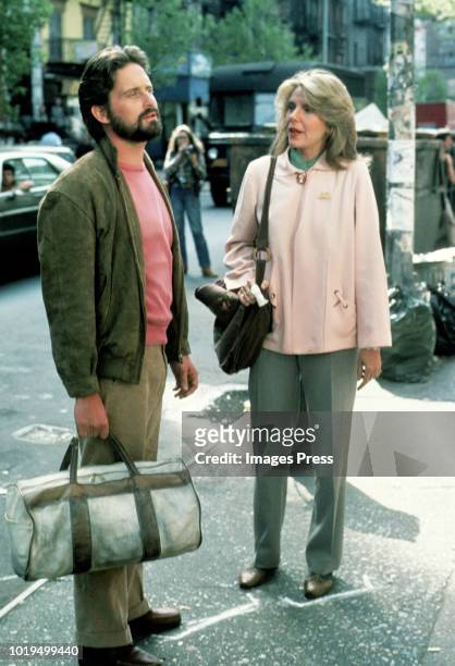 Jill Clayburgh and Michael Douglas circa 1980 in New York.
