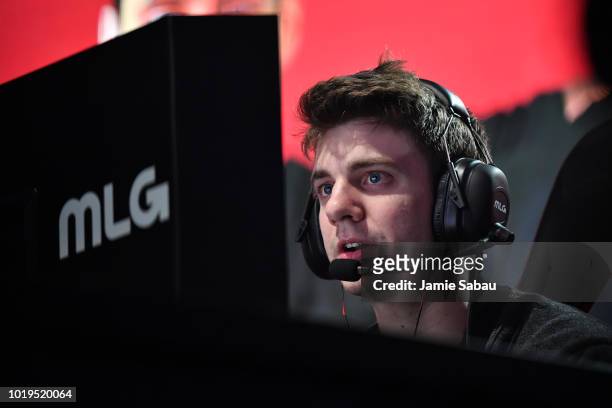 James 'Replays' Crowder of Faze Clan competes against eUnited during the 2018 Call of Duty World League Championship at Nationwide Arena on August...