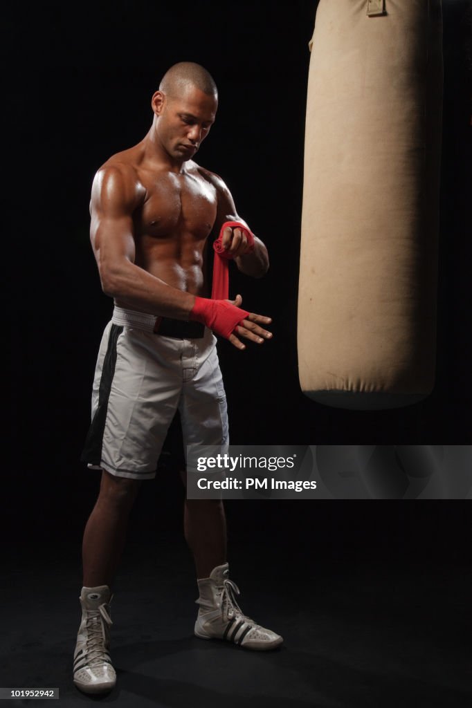 Boxer Rapping Hand High-Res Stock Photo - Getty Images