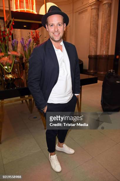 Ben Bluemel attends the GGH EAGLES Charity Hauptstadt Cup Gala evening at Hotel de Rome on August 19, 2018 in Berlin, Germany.