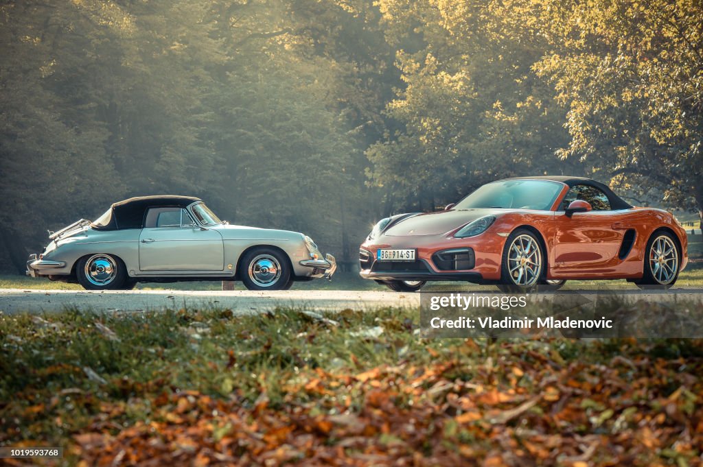 Porsche boxter classic versus New model