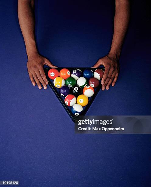 Setting Pool Balls Pool Ball Set Up Photos and Premium High Res Pictures - Getty Images