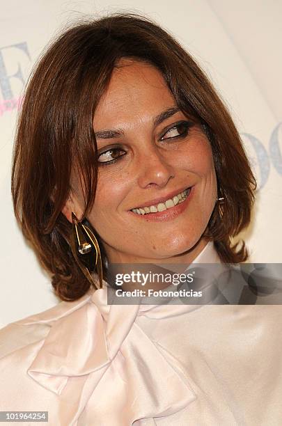 Laura Ponte arrives to the 'VII Vogue Joyas Awards' at the Madrid Stock Exchange Building on June 10, 2010 in Madrid, Spain.