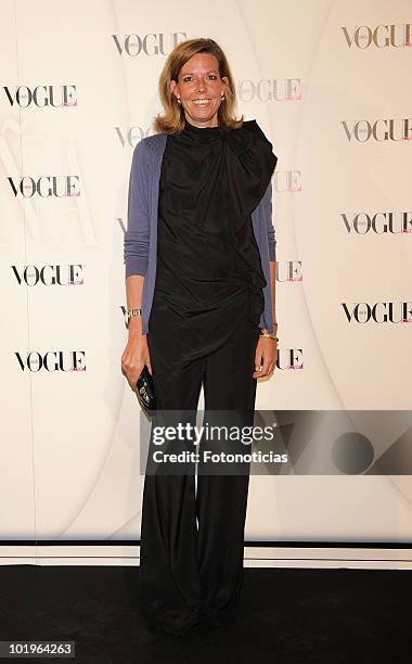 Simoneta Gomez Acebo arrives to the 'VII Vogue Joyas Awards' at the Madrid Stock Exchange Building on June 10, 2010 in Madrid, Spain.