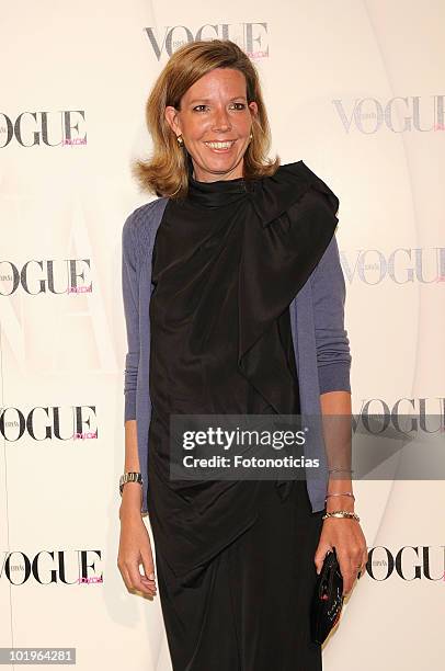 Simoneta Gomez Acebo arrives to the 'VII Vogue Joyas Awards' at the Madrid Stock Exchange Building on June 10, 2010 in Madrid, Spain.