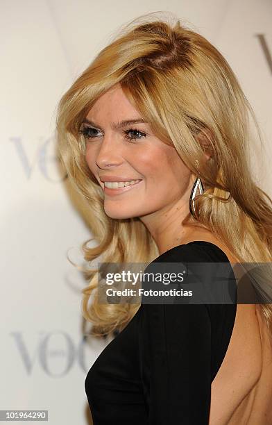 Cristina Tossio arrives to the 'VII Vogue Joyas Awards' at the Madrid Stock Exchange Building on June 10, 2010 in Madrid, Spain.