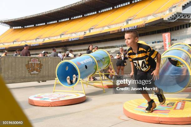 General view of atmosphere during Nickelodeon's Road To The Worldwide Day Of Play 2018 at Heinz Field on August 19, 2018 in Pittsburgh, Pennsylvania.