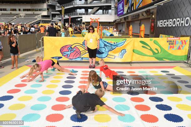 General view of atmosphere during Nickelodeon's Road To The Worldwide Day Of Play 2018 at Heinz Field on August 19, 2018 in Pittsburgh, Pennsylvania.