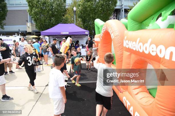 General view of atmosphere during Nickelodeon's Road To The Worldwide Day Of Play 2018 at Heinz Field on August 19, 2018 in Pittsburgh, Pennsylvania.