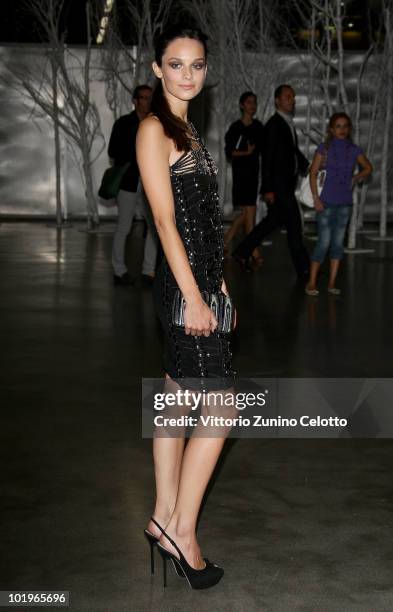 Actress Katy Saunders attends the 2010 Convivio held at Fiera Milano City on June 10, 2010 in Milan, Italy.