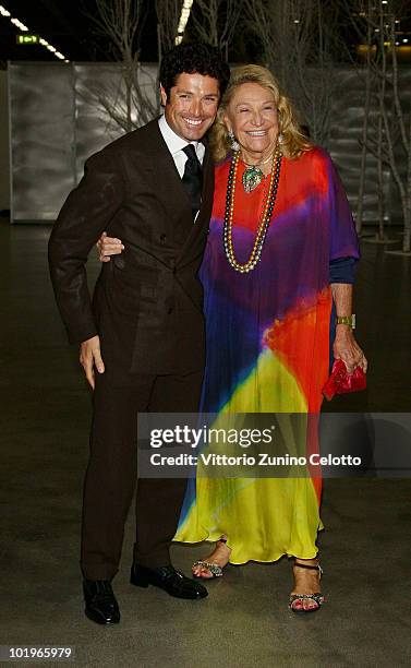 Matteo Marzotto and Marta Marzotto attend the 2010 Convivio held at Fiera Milano City on June 10, 2010 in Milan, Italy.