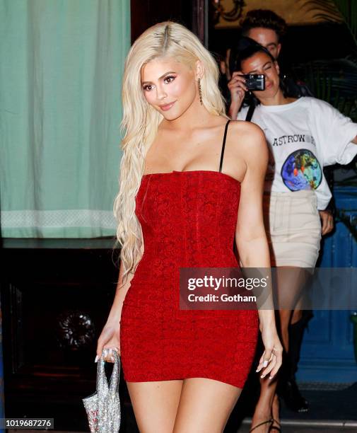 Kylie Jenner on August 19, 2018 in New York City.
