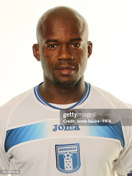 Osman Chavez of Honduras poses during the official FIFA World Cup 2010 portrait session on June 10, 2010 in Johannesburg, South Africa.
