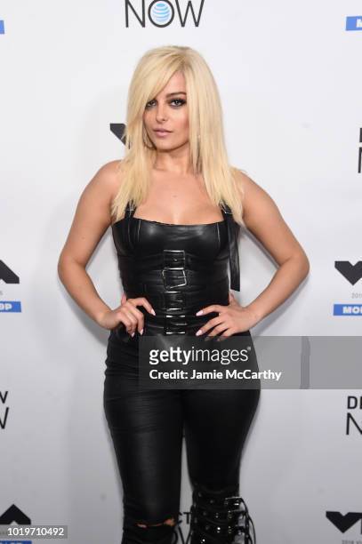 Bebe Rexha attends the MTV VMA Kickoff Concert presented by DirecTV Now at Terminal 5 on August 19, 2018 in New York City.