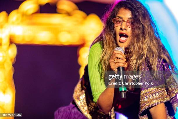 Performs during the All My Friends Music Festival on August 19, 2018 in Los Angeles, California.