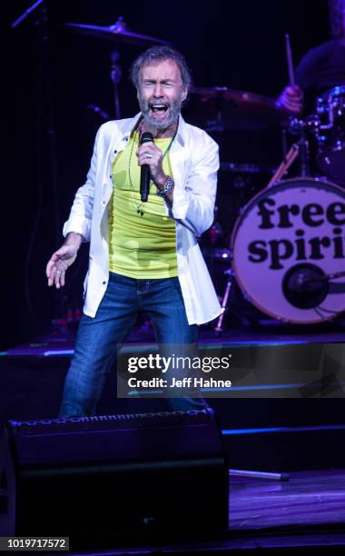 Singer Paul Rodgers performs at PNC Music Pavilion on August 19, 2018 in Charlotte, North Carolina.