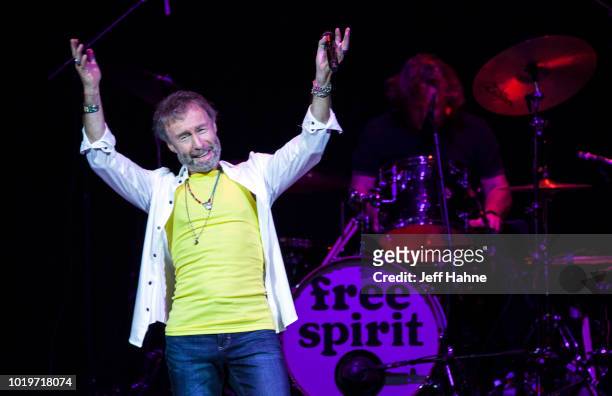 Singer Paul Rodgers performs at PNC Music Pavilion on August 19, 2018 in Charlotte, North Carolina.