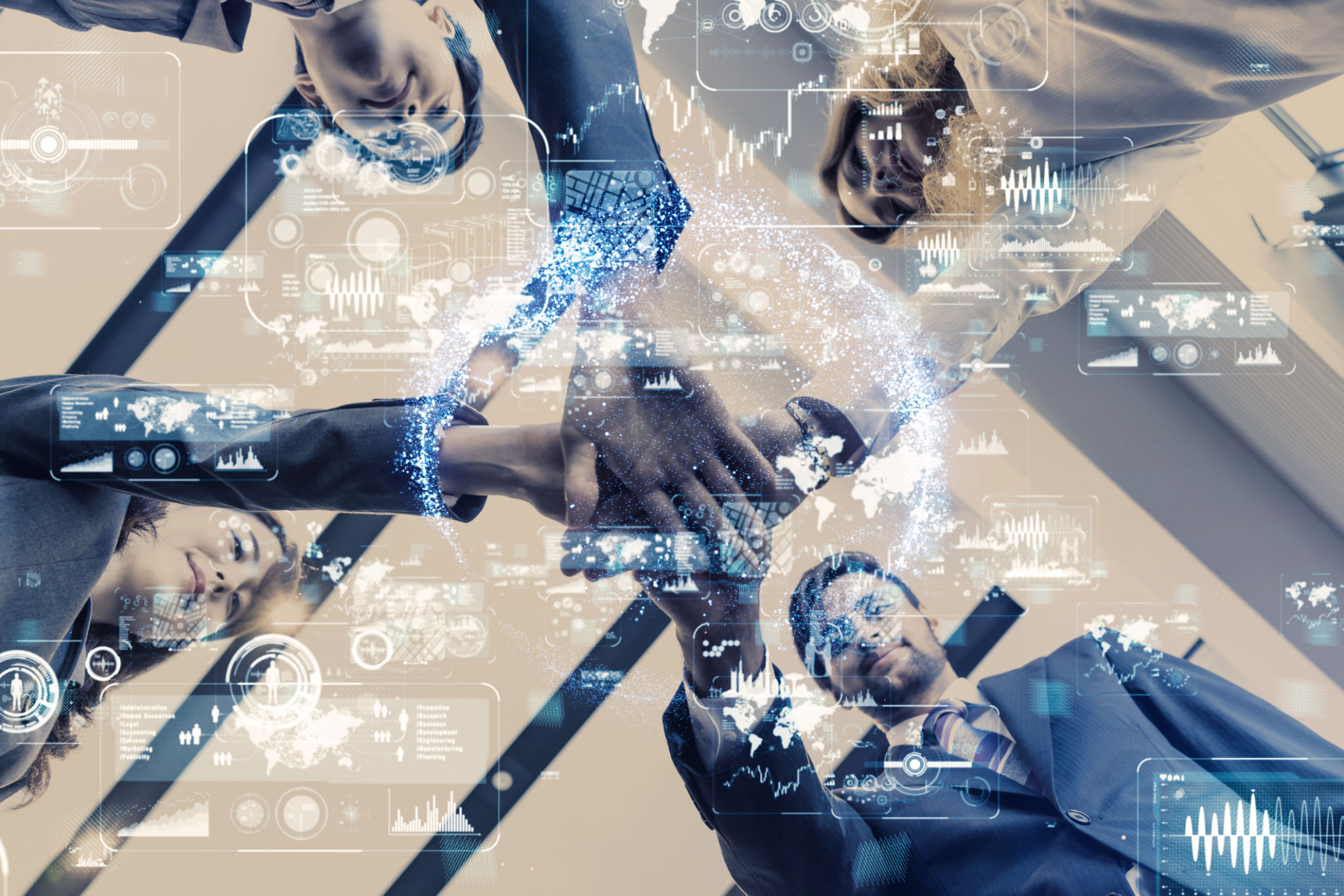 business team AI