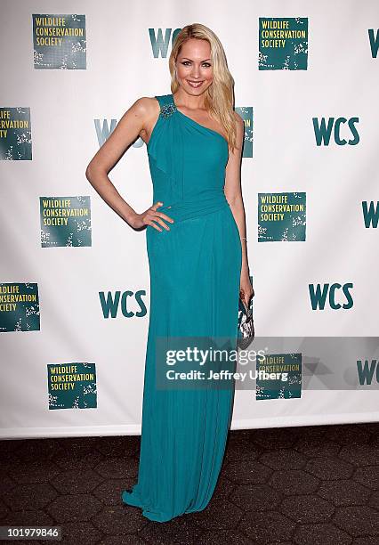 Maria Helena Vianna attends the 2010 Wildlife Conservation Society gala at the Central Park Zoo on June 10, 2010 in New York City.