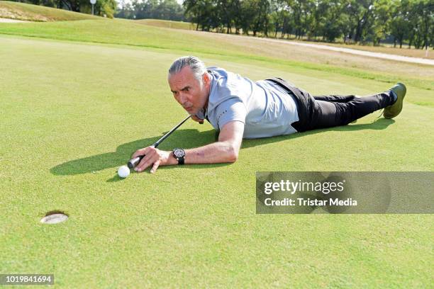 Peter Bond attends the GGH EAGLES Charity Hauptstadt Cup at Golfclub Gross Kienitz on August 20, 2018 in Berlin, Germany.