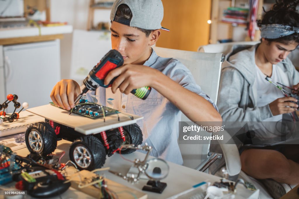 Together They Can Fix Anything High-Res Stock Photo - Getty Images
