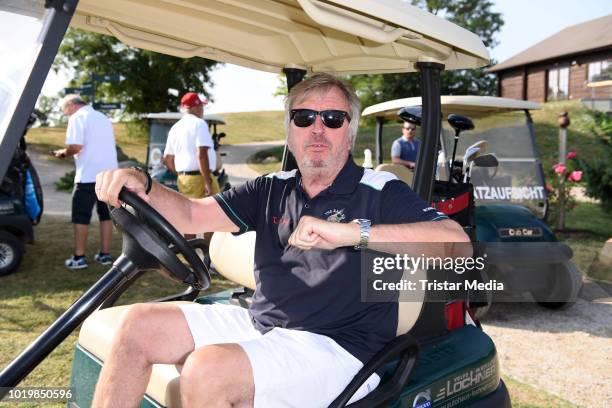 Werner Schulze-Erdel attends the GGH EAGLES Charity Hauptstadt Cup at Golfclub Gross Kienitz on August 20, 2018 in Berlin, Germany.