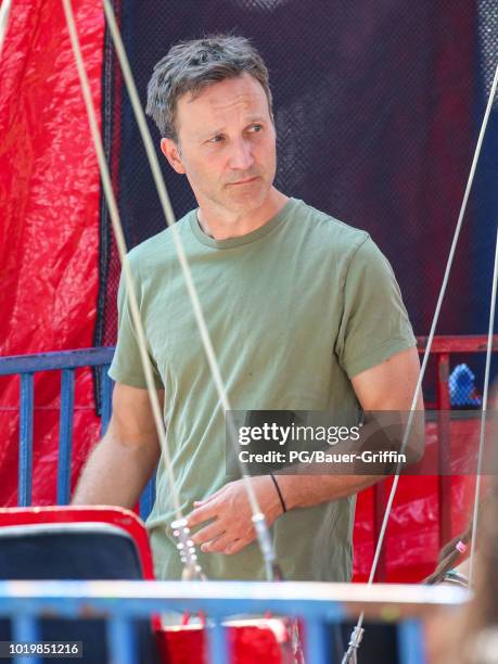 Breckin Meyer is seen on August 19, 2018 in Los Angeles, California.