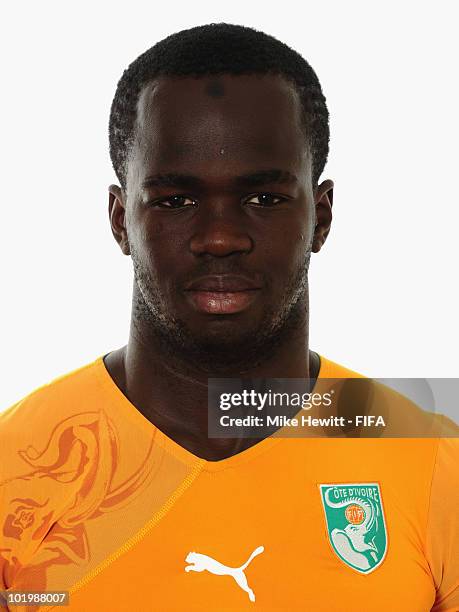 Ismael Tiote of Ivory Coast poses for a portrait during the 2010 FIFA World Cup on June 11, 2010 in Vanderbijlpark, South Africa.