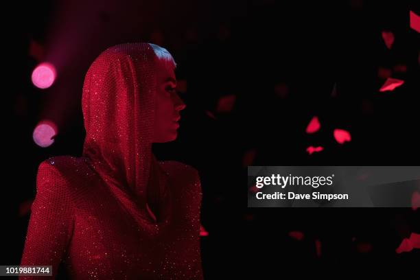 Katy Perry performs at Spark Arena on August 20, 2018 in Auckland, New Zealand.