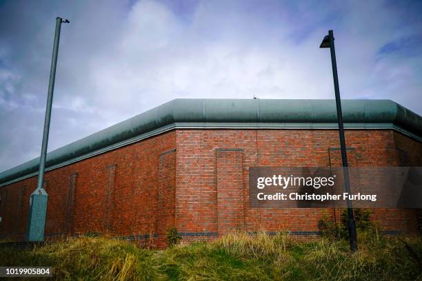 General view of Birmingham Prison in Winson Green on August 20, 2018 in Birmingham, England. Birmingham Prison, formerly Winson Green Prison, has...