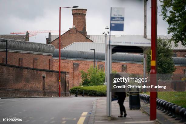 General view of Birmingham Prison in Winson Green on August 20, 2018 in Birmingham, England. Birmingham Prison, formerly Winson Green Prison, has...