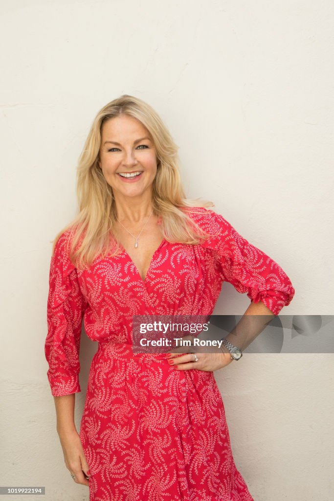 Portrait of English actress Sarah Hadland, United Kingdom, 18th June