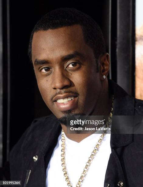 Actor Sean 'Diddy' Combs attends the premiere of "Get Him To The Greek" at The Greek Theatre on May 25, 2010 in Los Angeles, California.